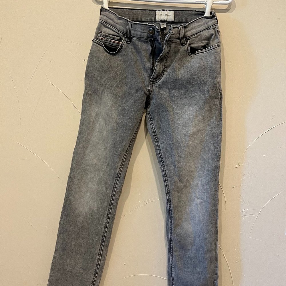 Mens Sun & Stone jeans 29x32 grey washed